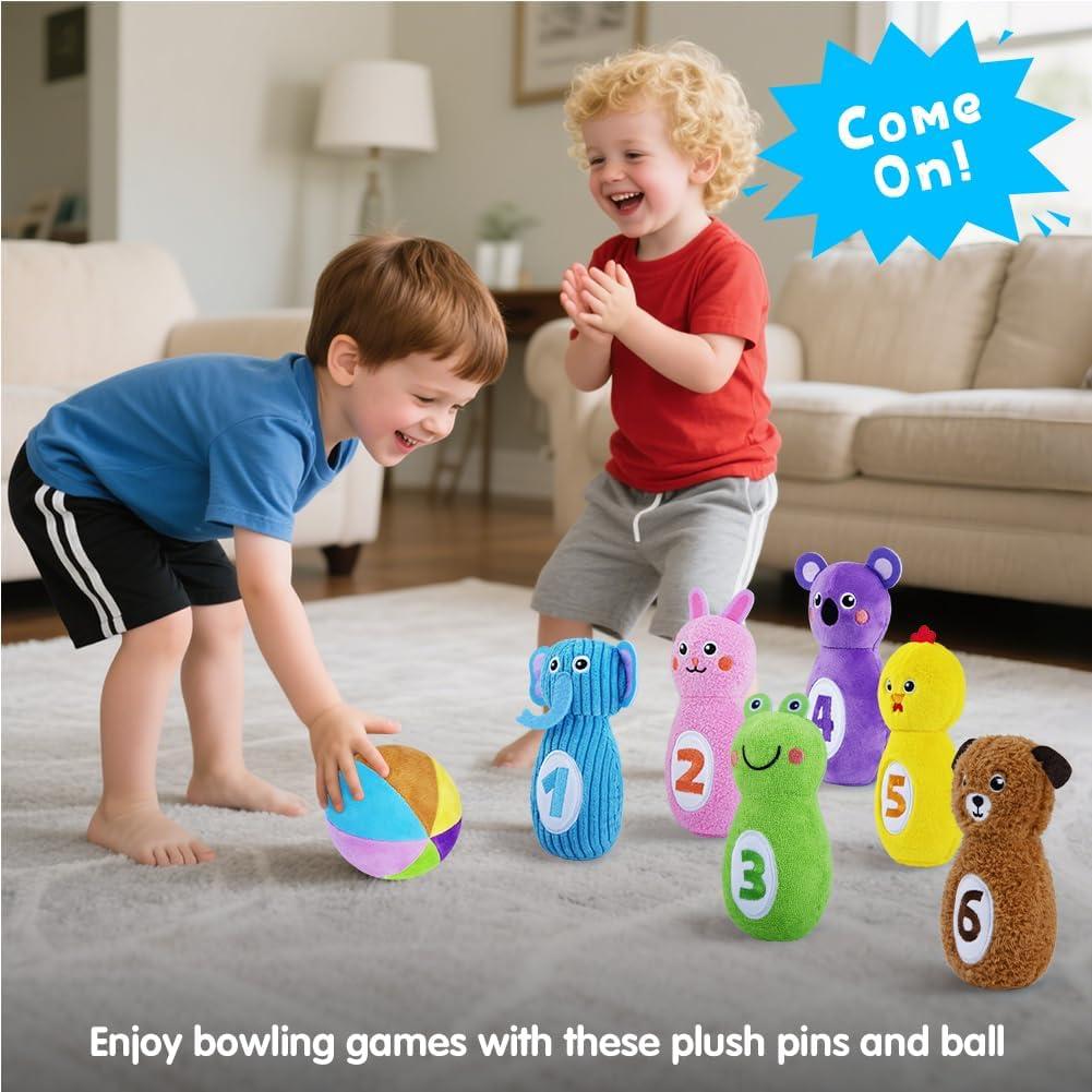 Set de Bolos Teytoy para Niños 1-3 Años con 6 Bolos y Bolsa