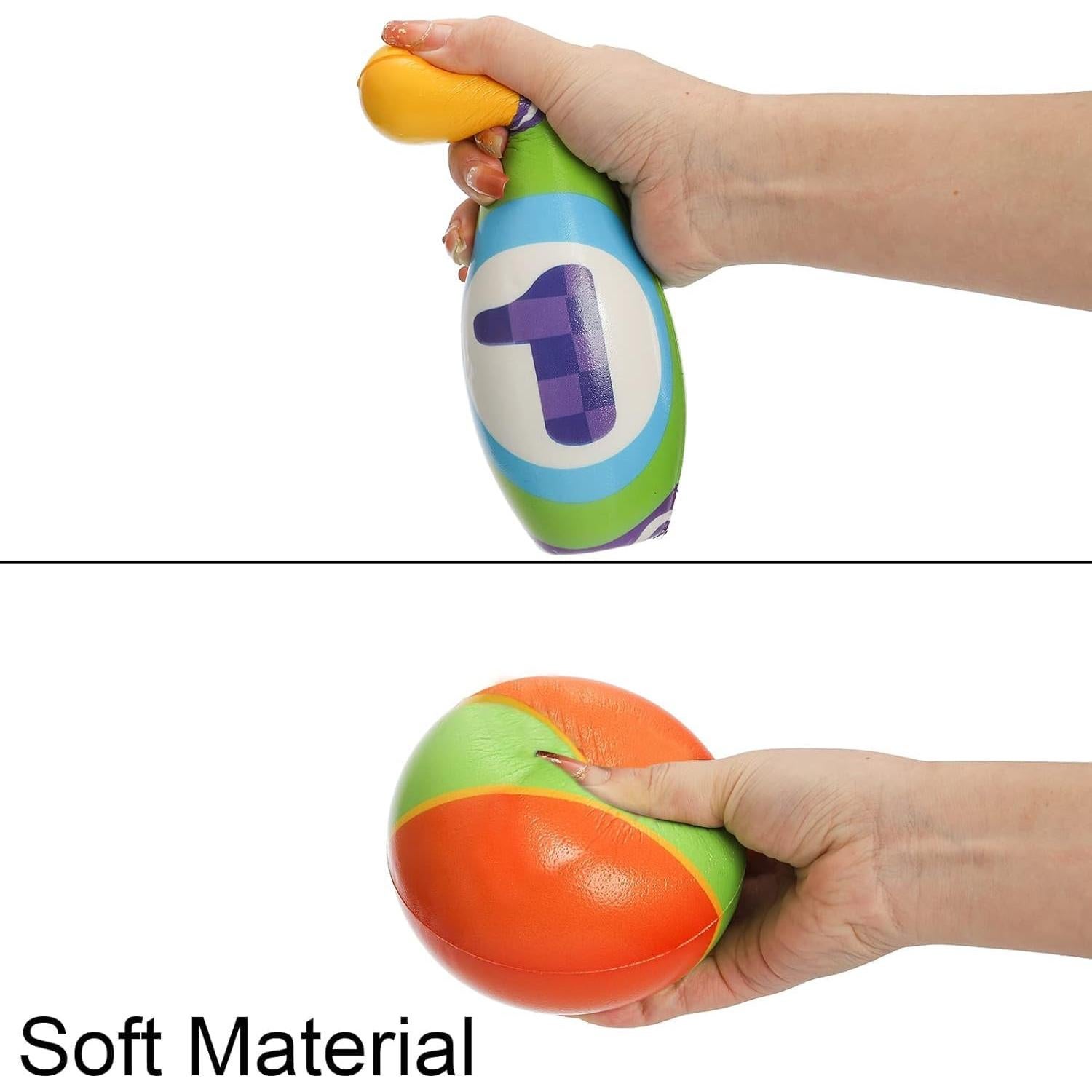 Juego de Bolos Coloch Kids - 10 Pines de Espuma y 2 Pelotas