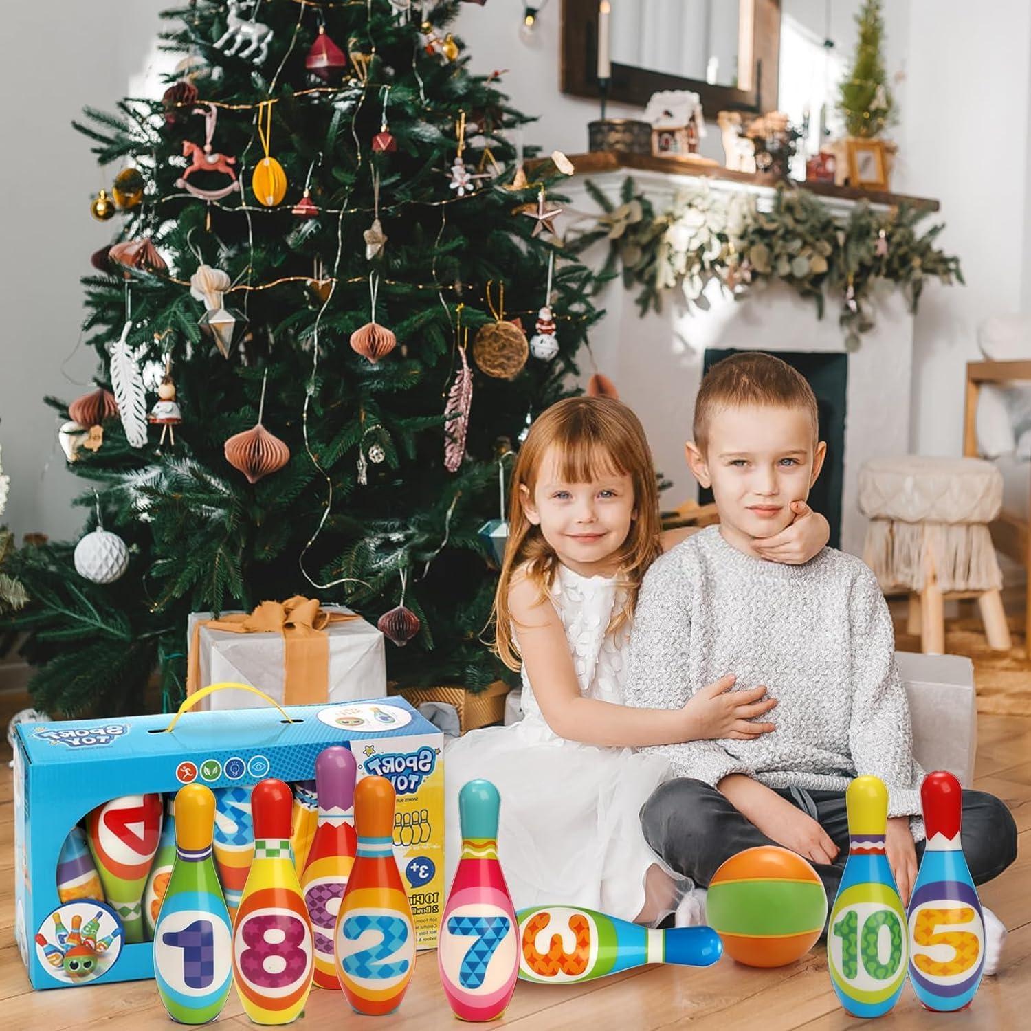 Juego de Bolos Coloch Kids - 10 Pines de Espuma y 2 Pelotas