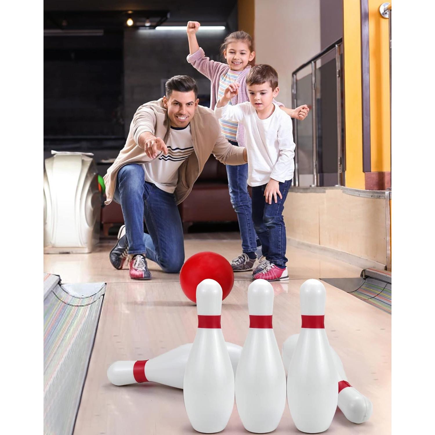 Juego de Bolos para Niños Phobby - 10 Bolos de Espuma y 2 Pelotas