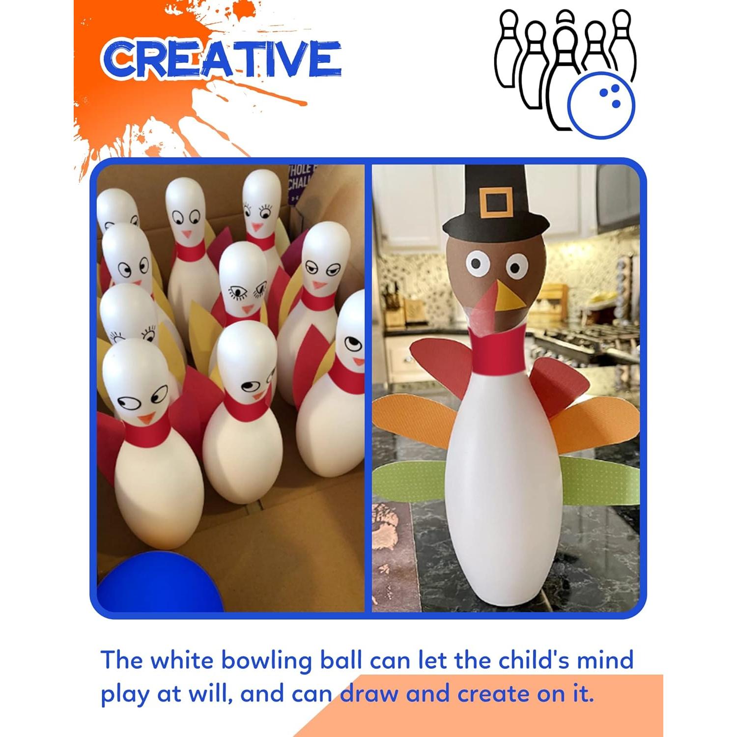 Juego de Bolos para Niños Phobby - 10 Bolos de Espuma y 2 Pelotas