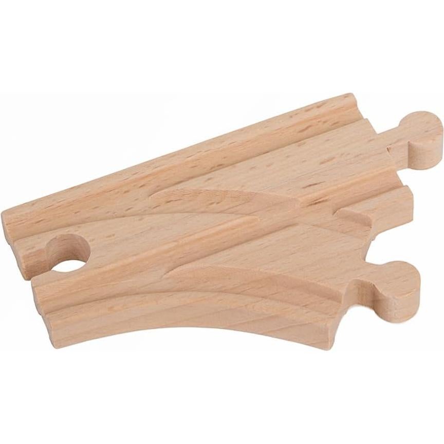 Paquete de expansión de pista de tren de madera 56 piezas ORBRIUM