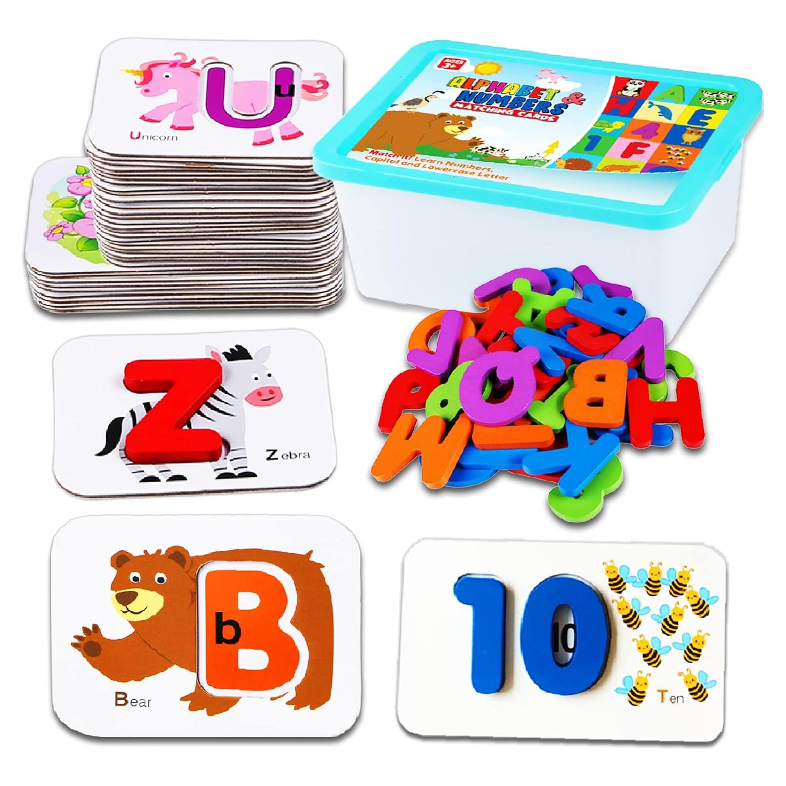 Tarjetas de Flash Alfabeto CozyBomB para Niños 2-4 Años