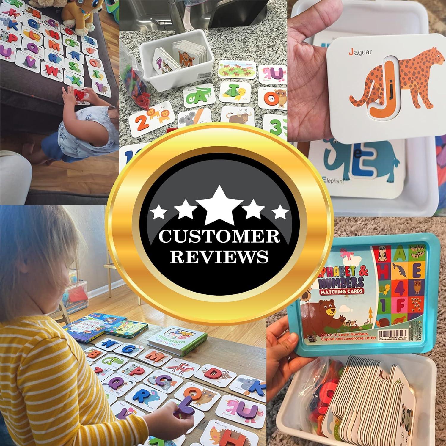 Tarjetas de Flash Alfabeto CozyBomB para Niños 2-4 Años