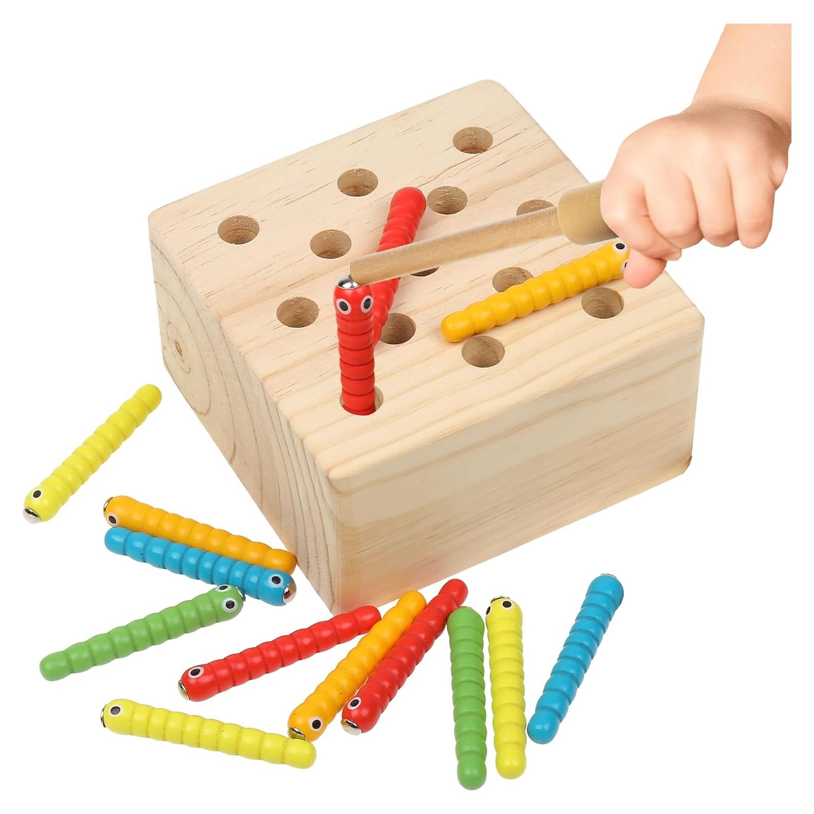 Juguete Montessori de Madera Boxiki para Niños 3 Años - Habilidades Motoras