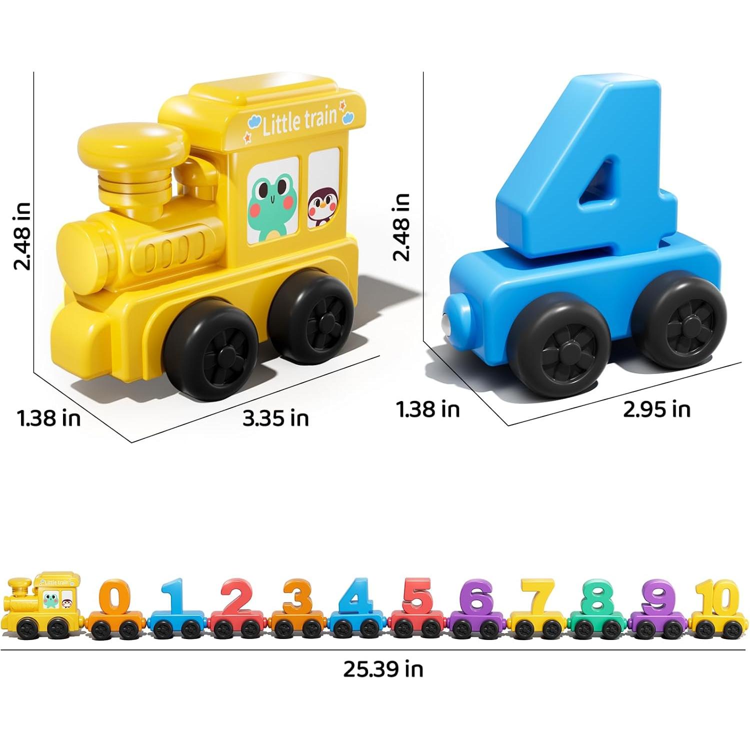 Juego de Tren de Números Magnético JUKUDAHU 0-10 Educativo