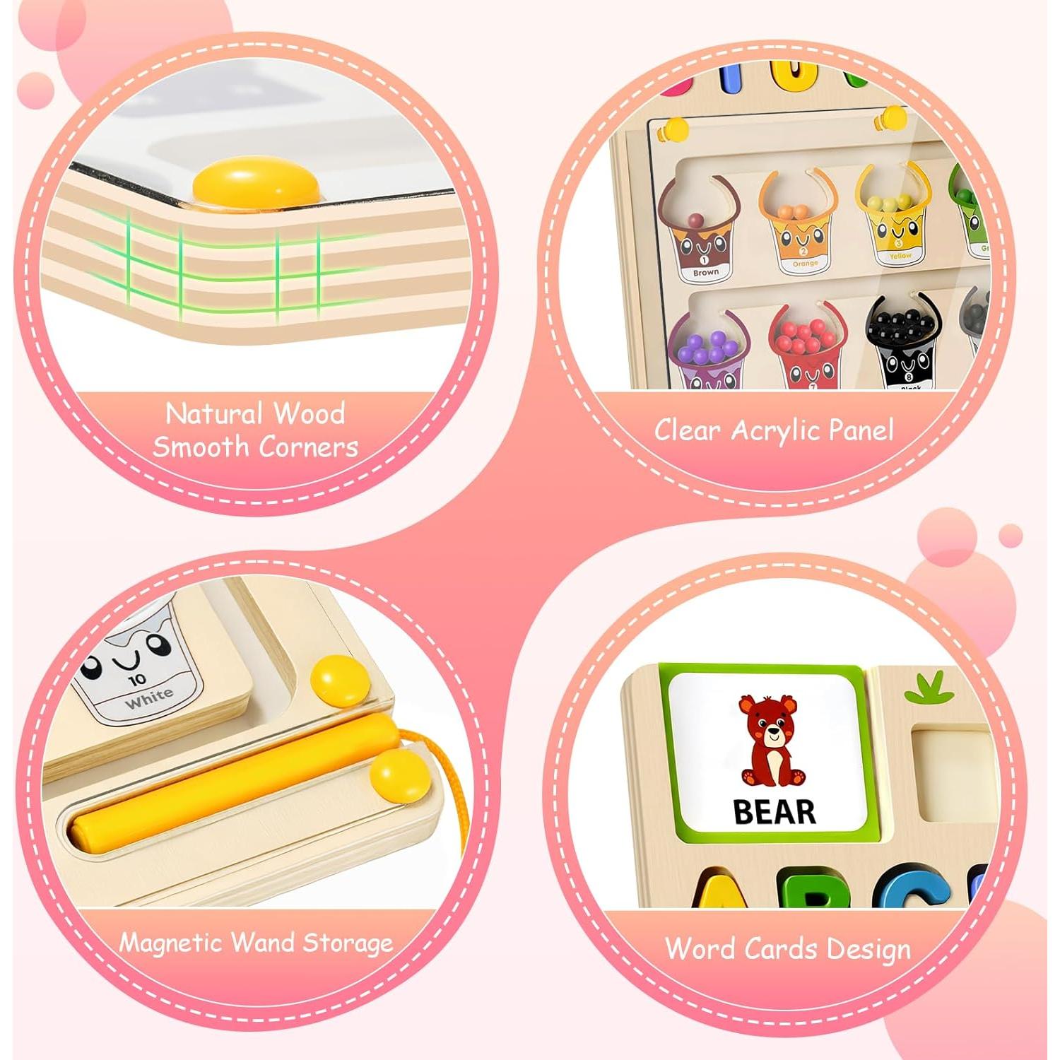 Rompecabezas Magnético Montessori GAKICO 5 en 1 para Niños