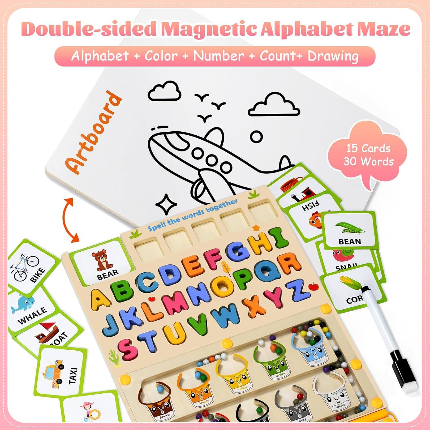 Rompecabezas Magnético Montessori GAKICO 5 en 1 para Niños