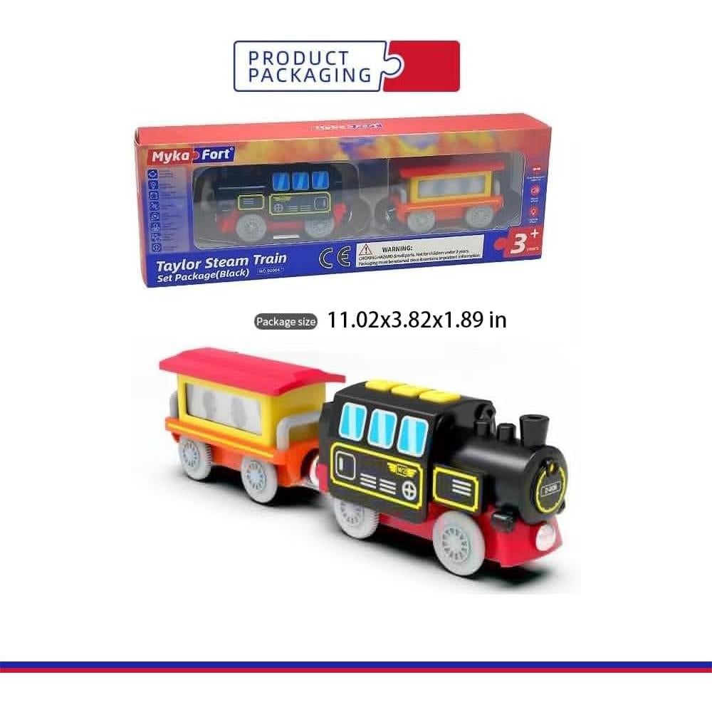 Tren Eléctrico a Batería Mykafort MKF-91004 para Pistas de Madera