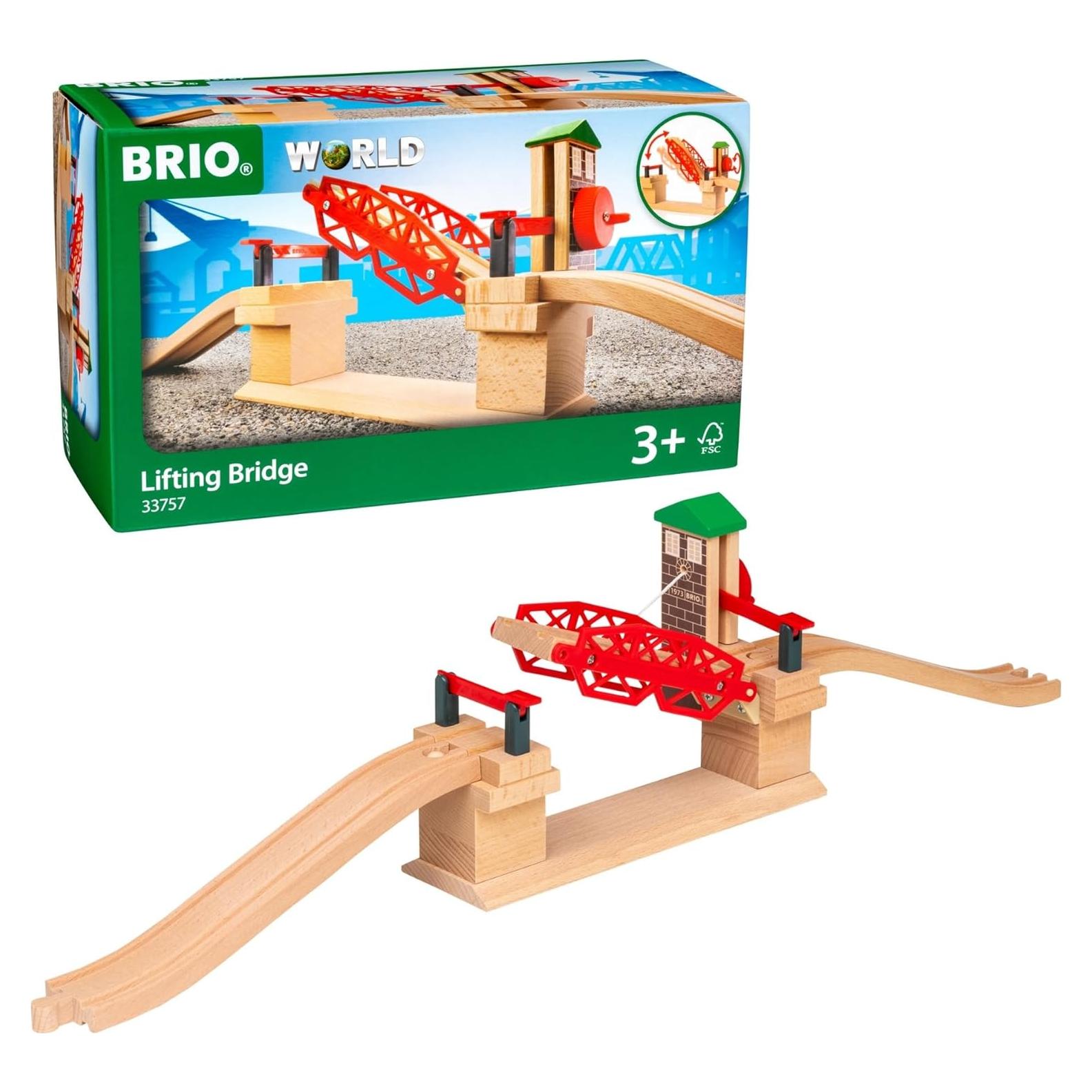 Puente Elevador BRIO World - Accesorio de Tren de Madera - 66 cm