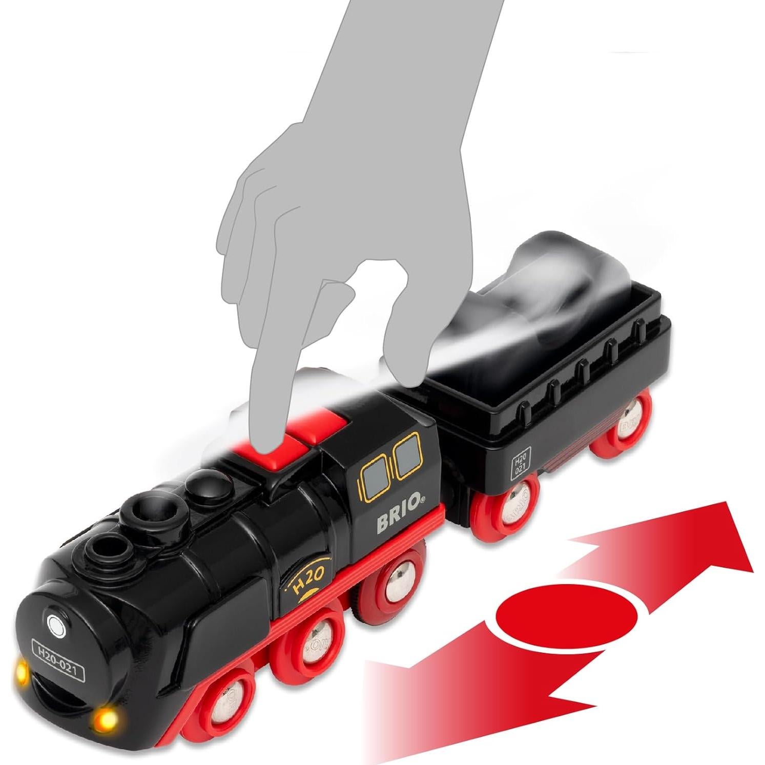 Tren de Vapor Navideño BRIO World 27 Piezas para Niños 3+
