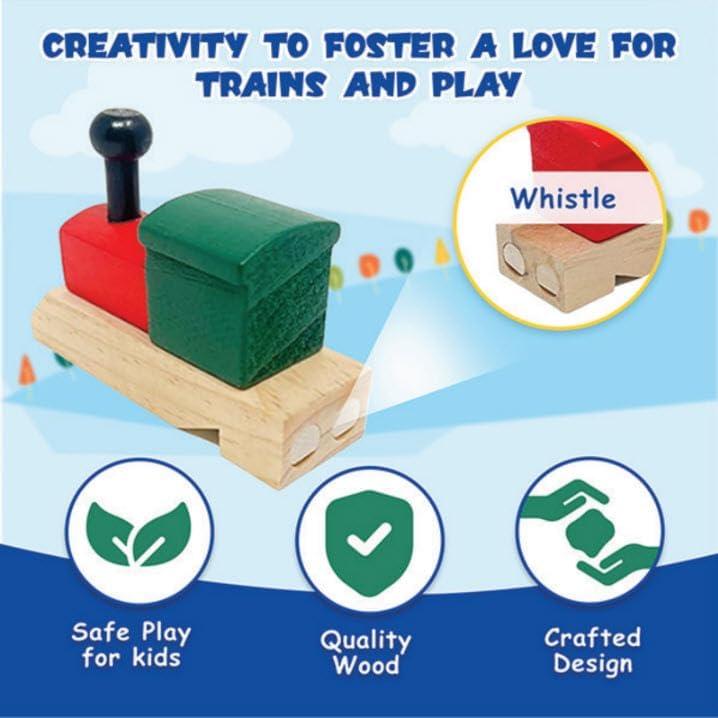 Paquete de 12 Silbatos de Madera Podzly para Niños - Juguetes Montessori