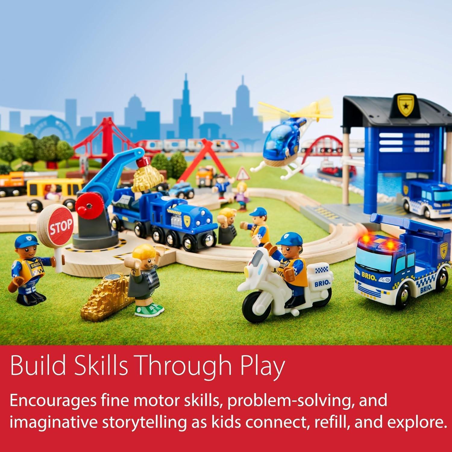 Estación de Señales BRIO World - Juguete de Tren de Madera 2 Piezas