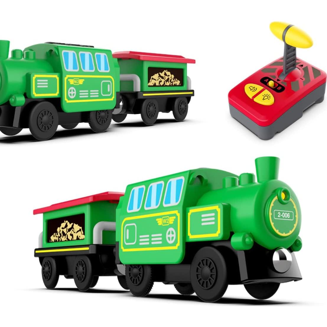 Tren de Madera a Control Remoto May & Z con Locomotora y Carga