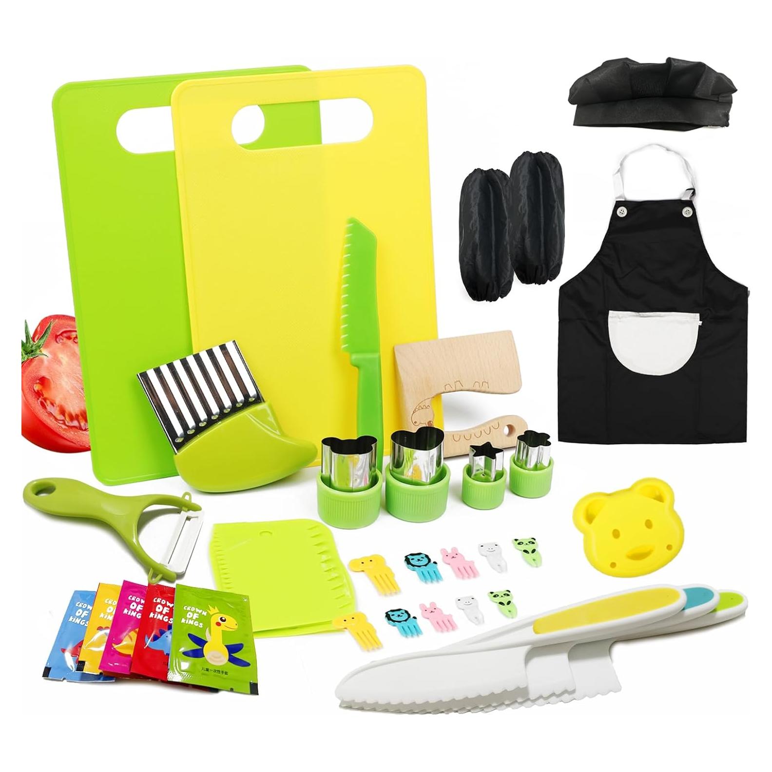 Juego de Cocina Montessori para Niños ANVOYRD - 20 Piezas