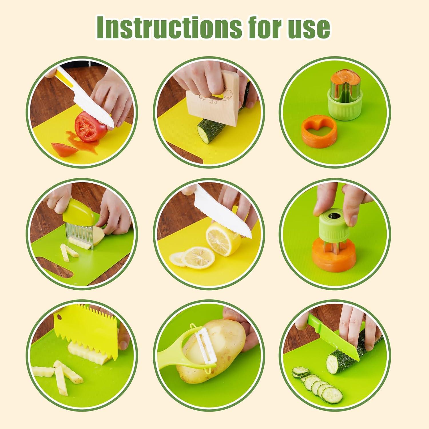Juego de Cocina Montessori para Niños ANVOYRD - 20 Piezas