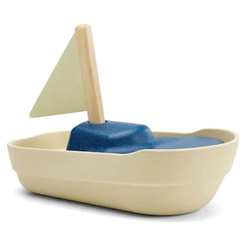 Barco de Madera Flotante PlanToys | Juguete Ecológico para Baño