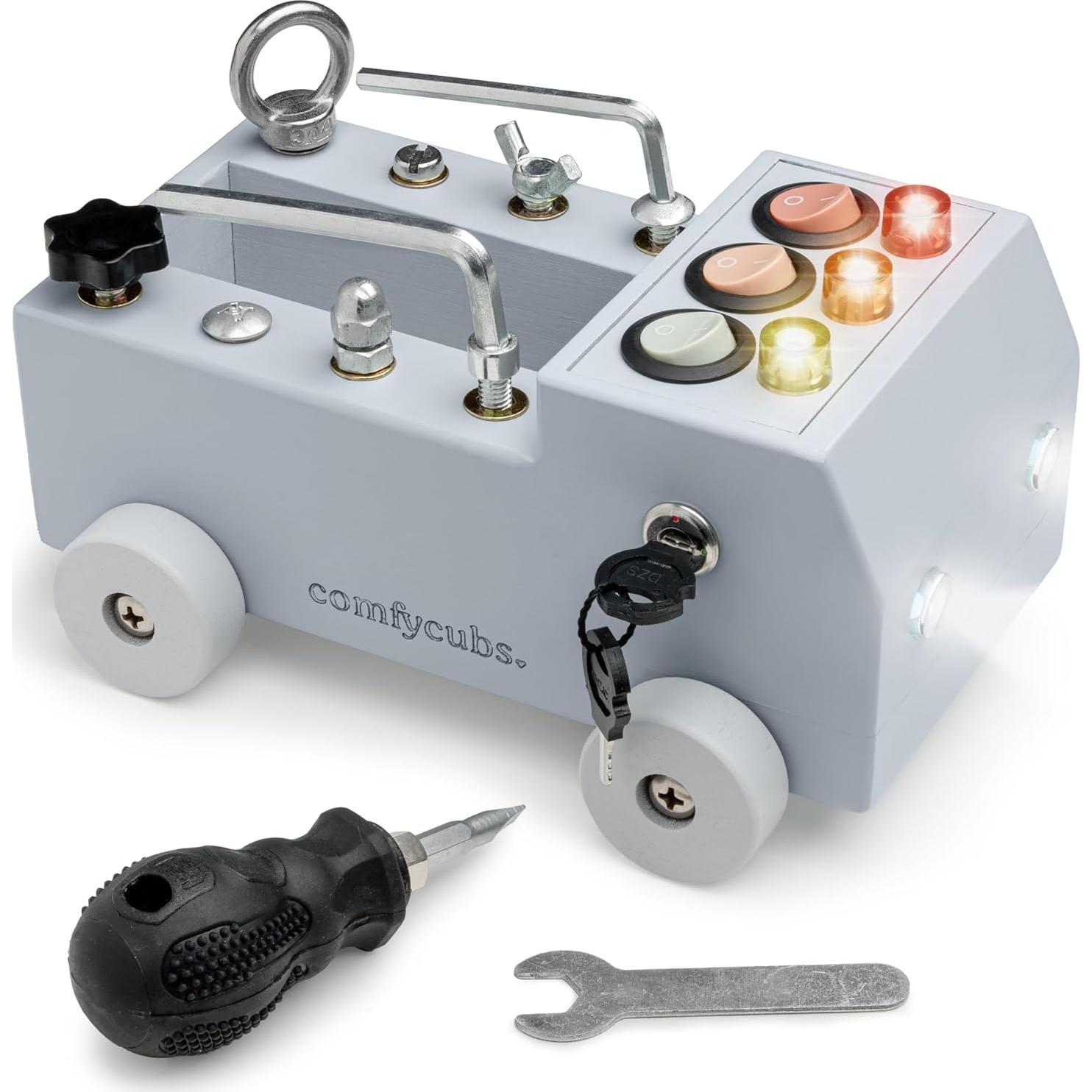 Conjunto Camión de Juguete y Alfombra Comfy Cubs para Niños