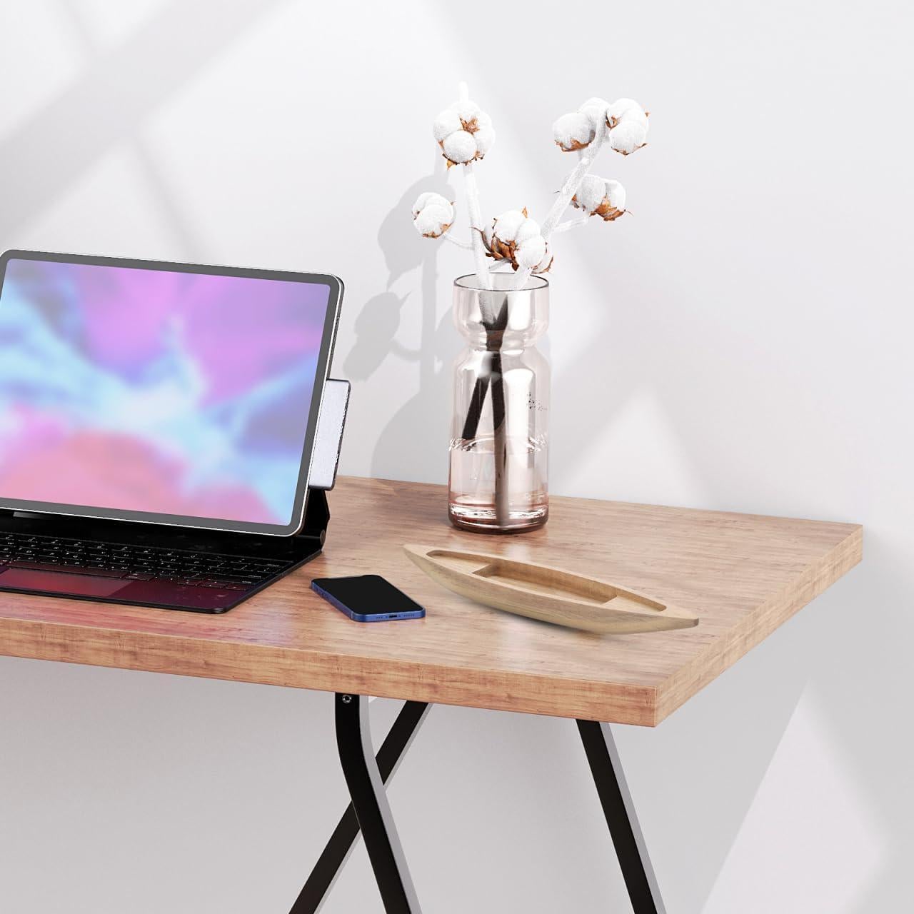 Modelo de Barco de Madera HOMSFOU 25x5x2 cm Decoración Náutica