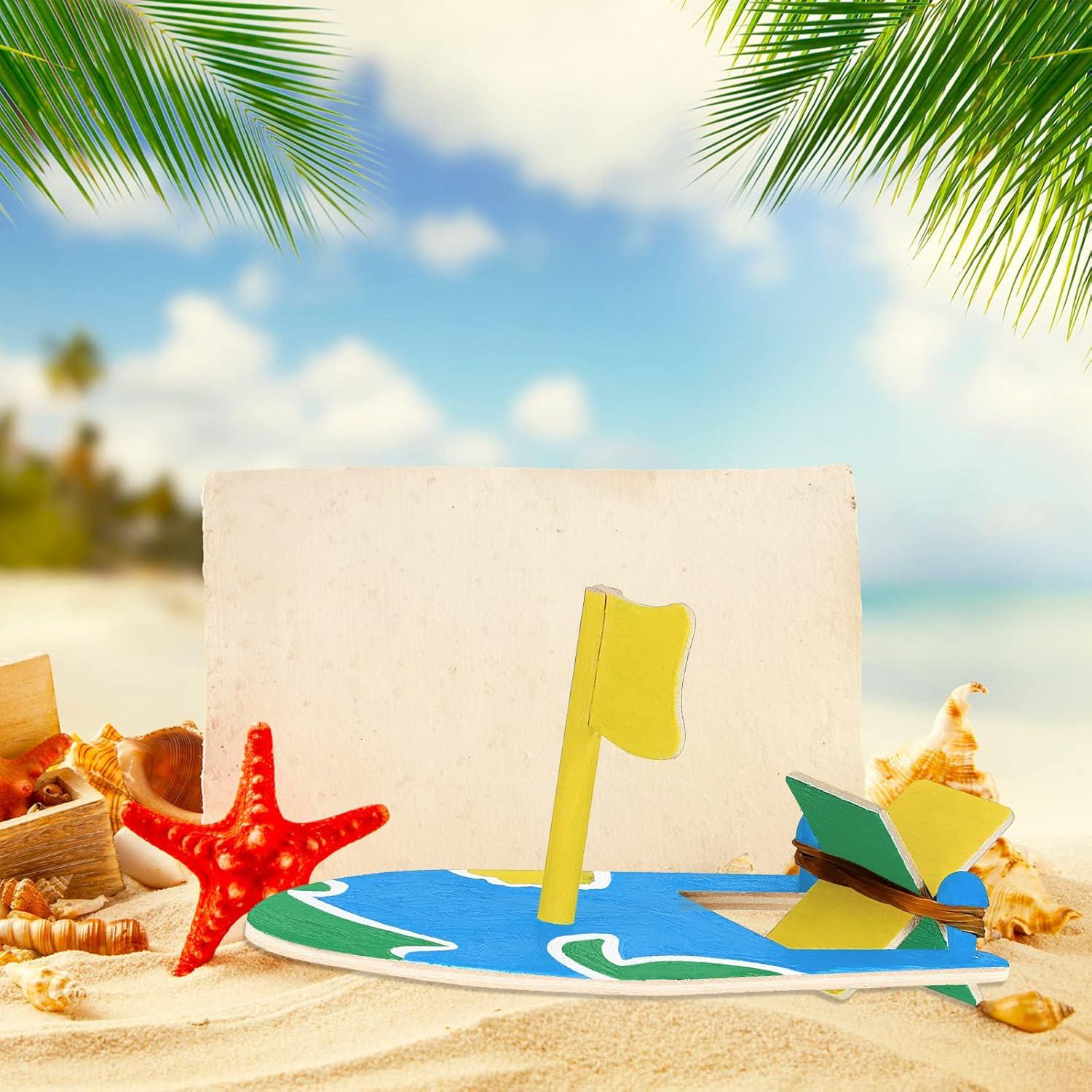 Kit de Manualidades Barco de Vela Deekin 48 Piezas Madera