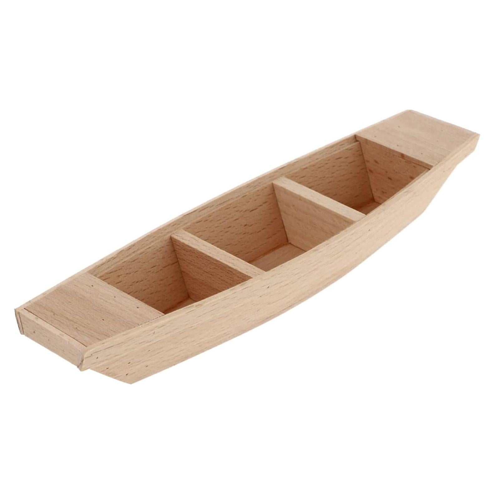 Modelo de Barco de Madera Miniatura Kisangel 20x5.5cm