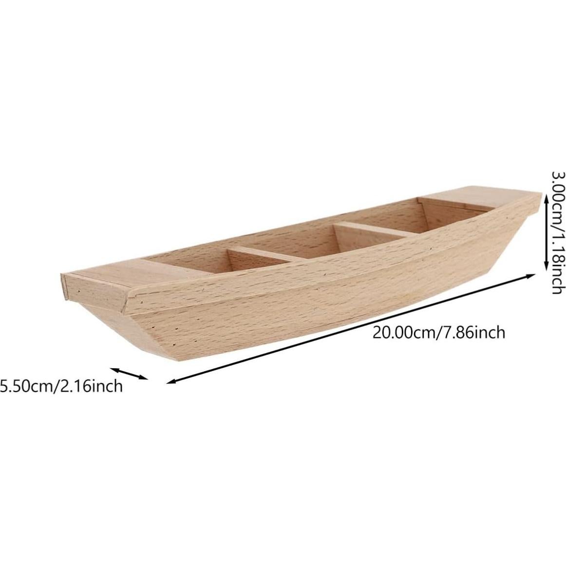 Modelo de Barco de Madera Miniatura Kisangel 20x5.5cm