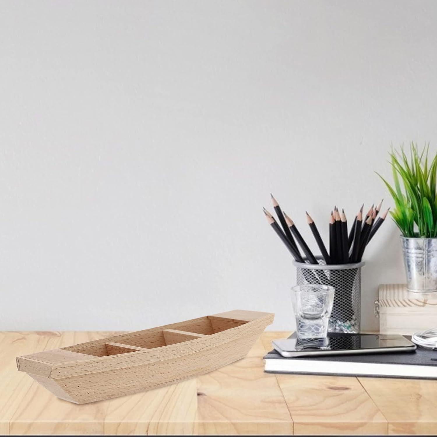 Modelo de Barco de Madera Miniatura Kisangel 20x5.5cm