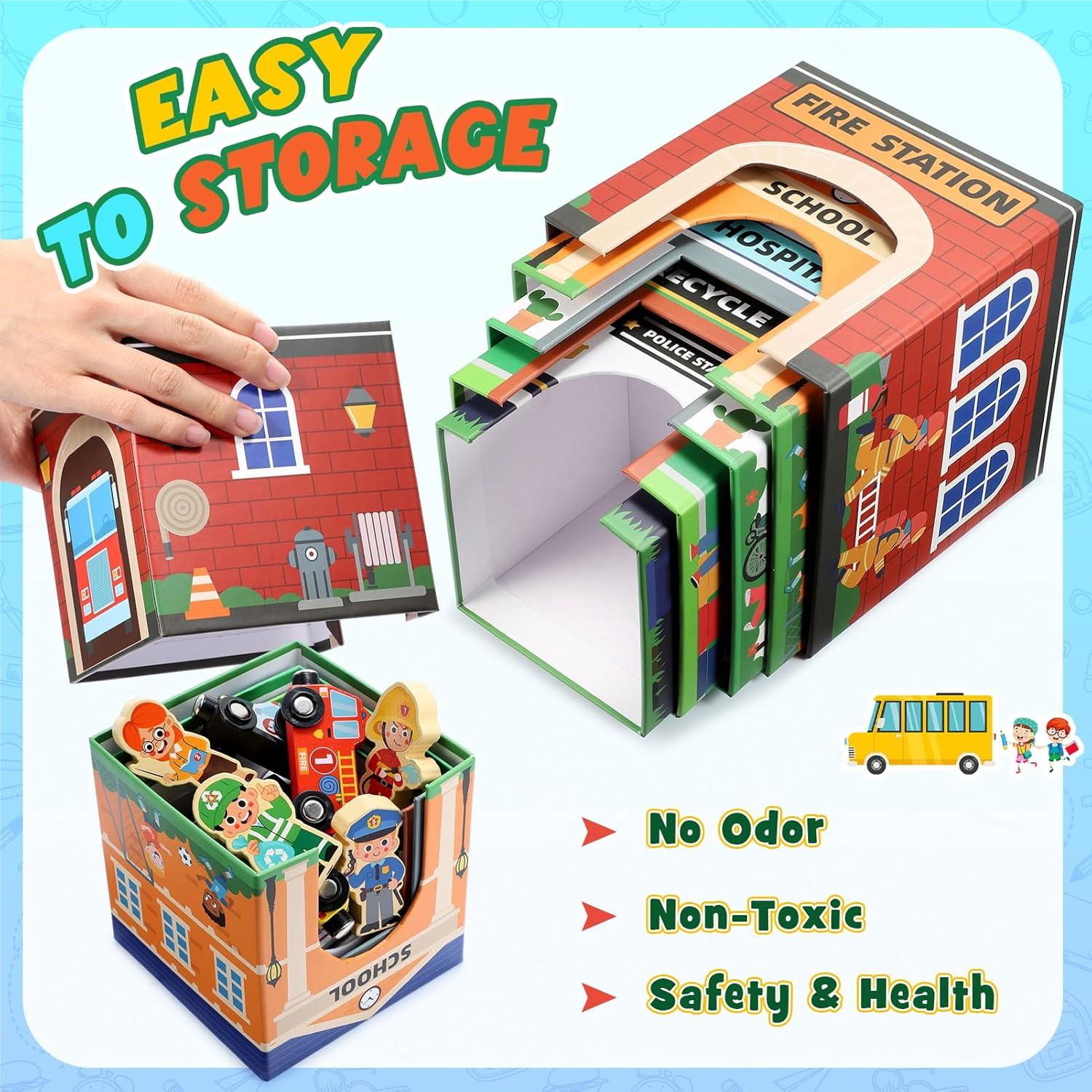 Juguetes Apilables Montessori MDINGTD para Bebés 0-10 Años