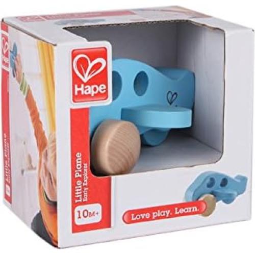 Avión Mini de Madera Hape - Juguete Educativo 31.75cm
