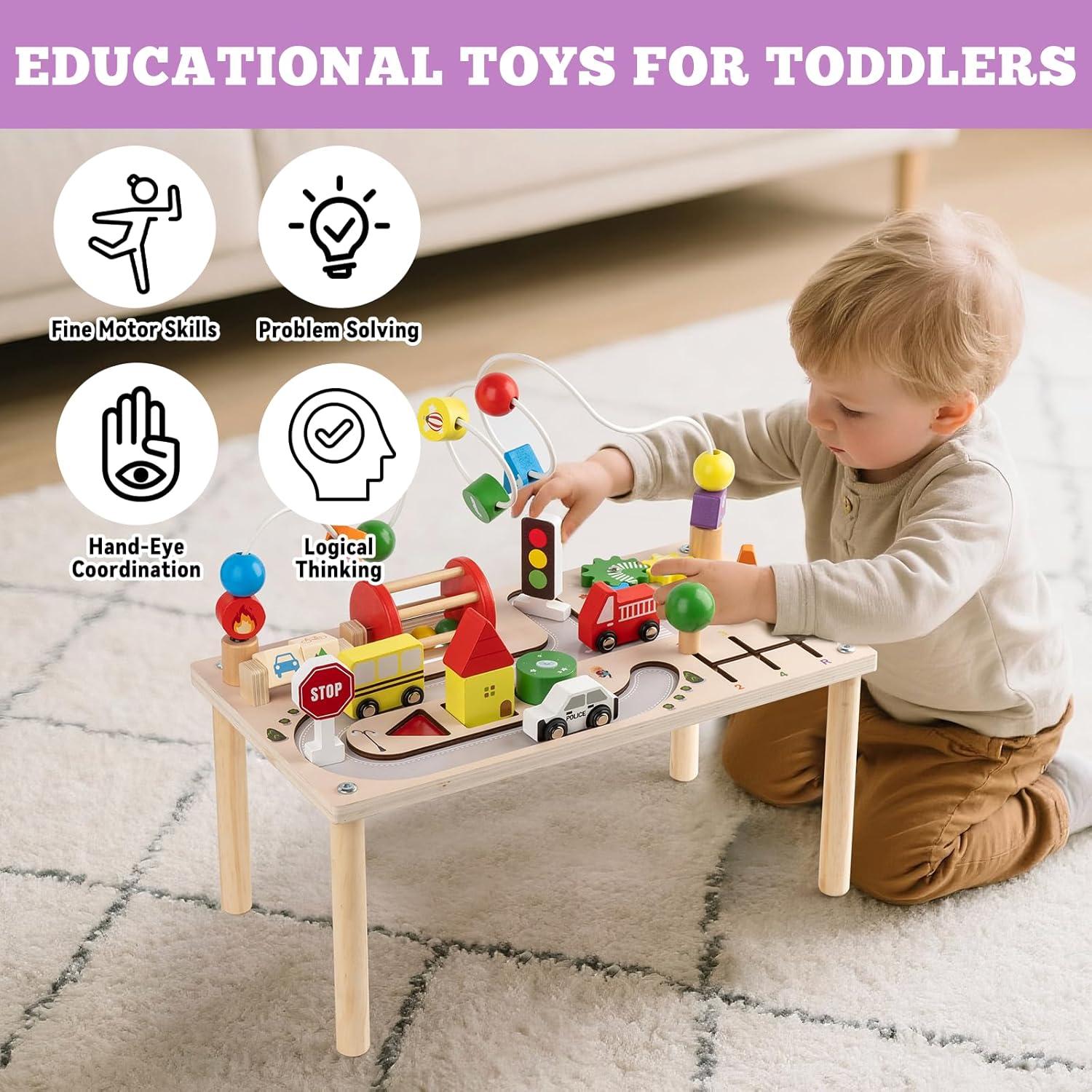 Mesa de Actividades Montessori Busy Edition 8 en 1 para Niños