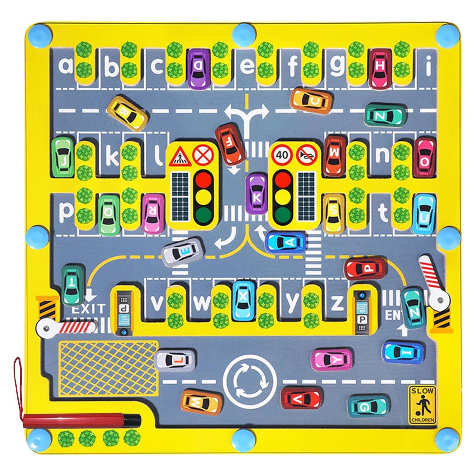 Rompecabezas Magnético de Letras Montessori Intsinzi 30x30cm