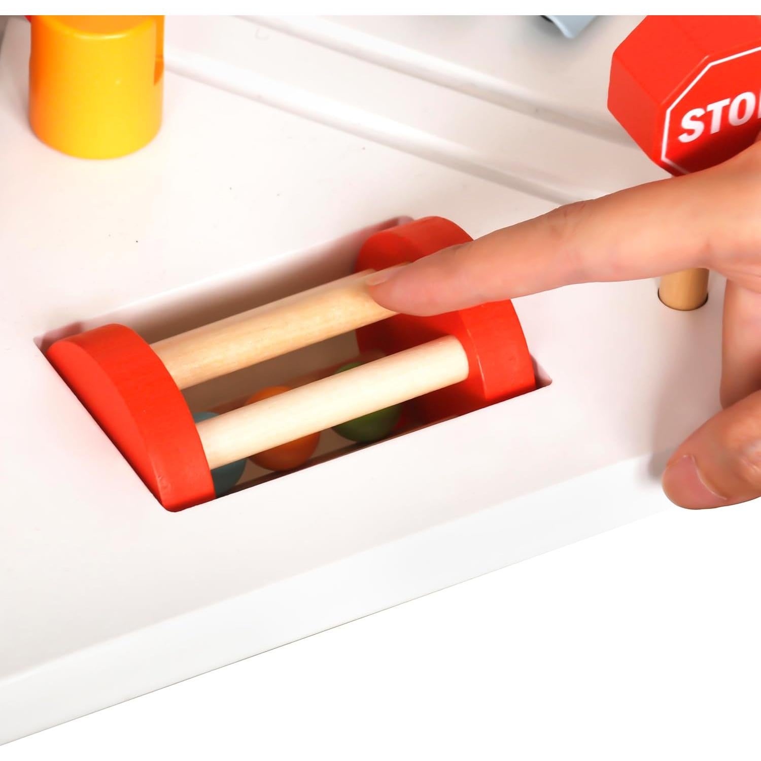 Mesa de Actividad de Madera Touch Us para Bebés 1-3 Años