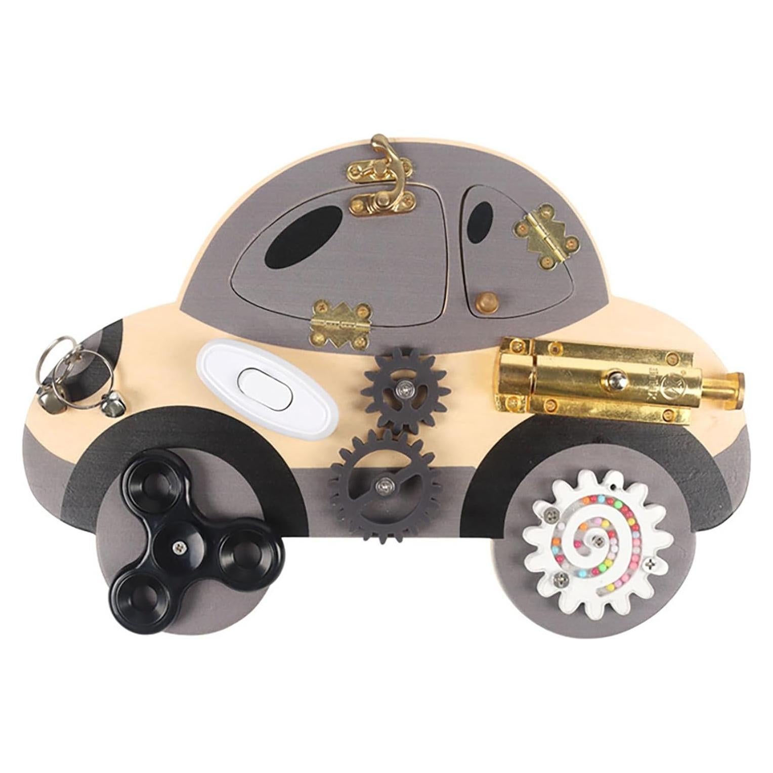 Tablero Ocupado Montessori ALaLatois Juguete de Madera 12x8cm