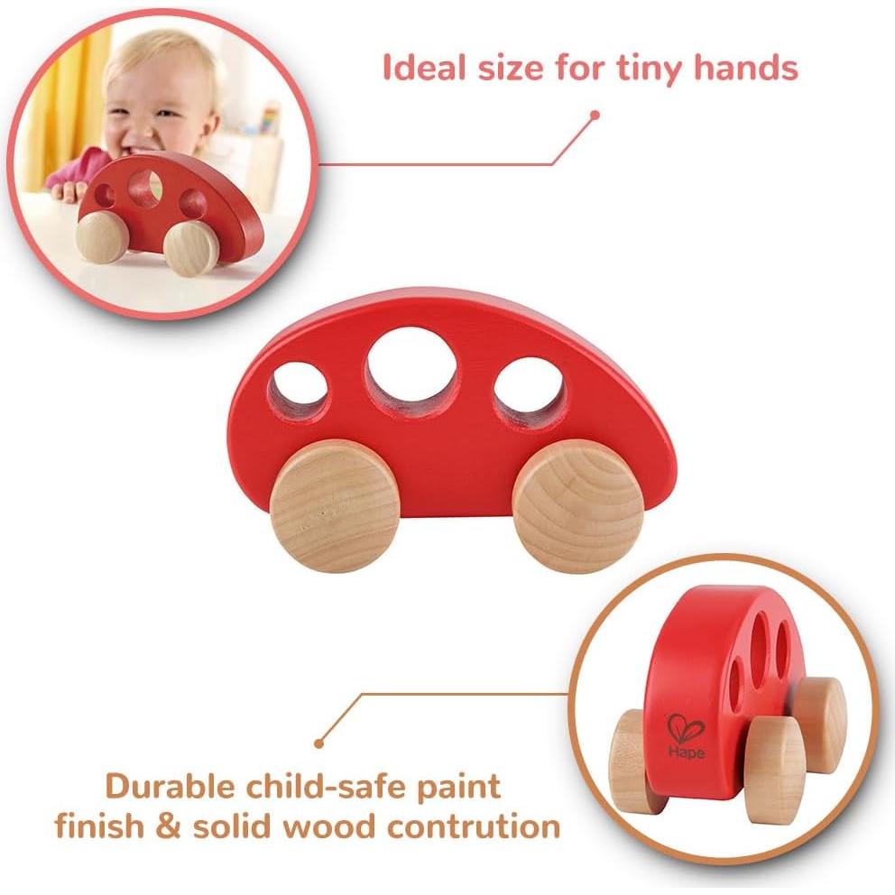 Mini Furgoneta de Madera Hape - Juguete para Niños 10 meses+