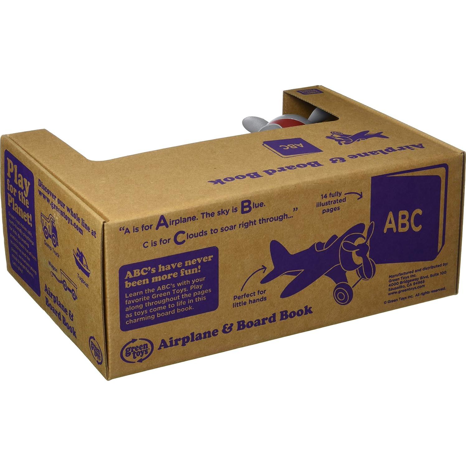 Avión de Juguete Green Toys con Libro de Cartón - 0.49 kg