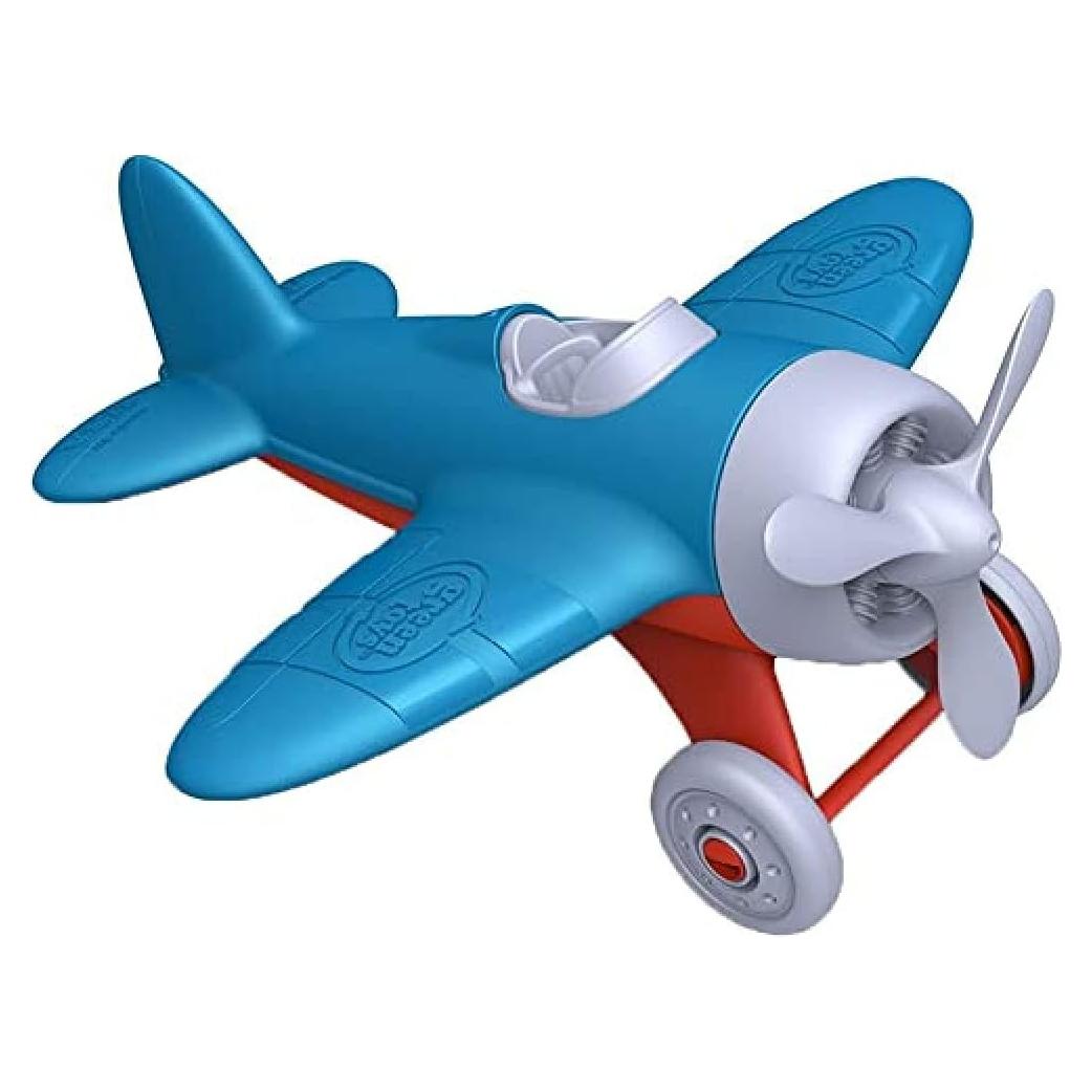 Avión de Juguete Green Toys - Azul, 100% Reciclado, Seguro