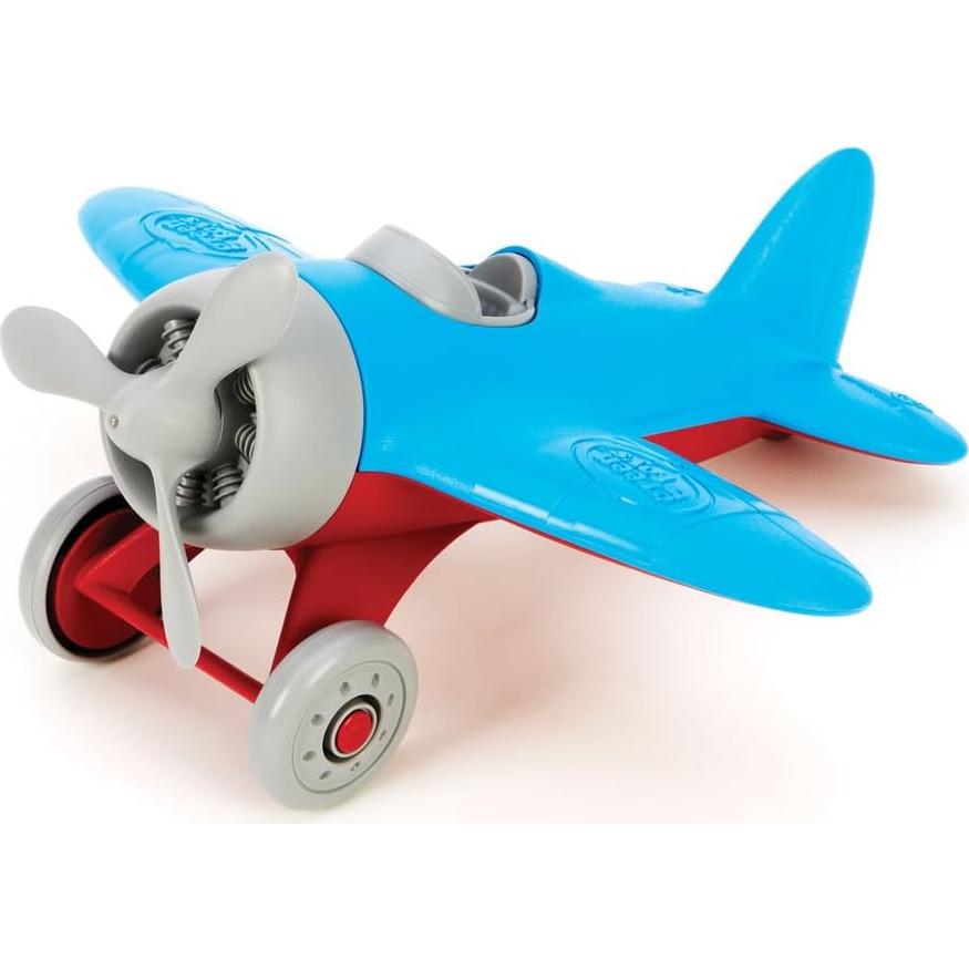 Avión de Juguete Green Toys - Azul, 100% Reciclado, Seguro
