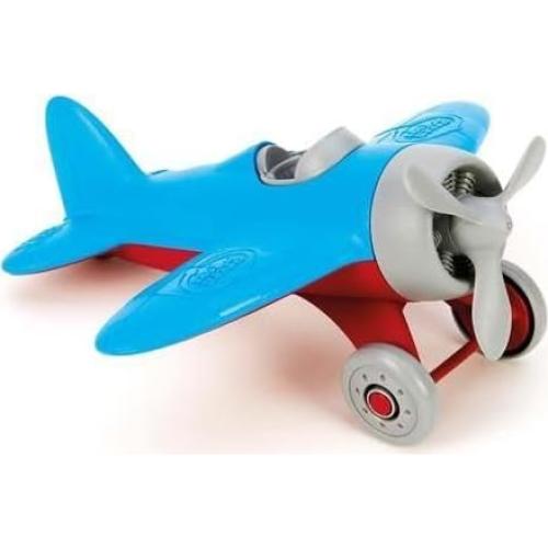 Avión de Juguete Green Toys - Azul, 100% Reciclado, Seguro