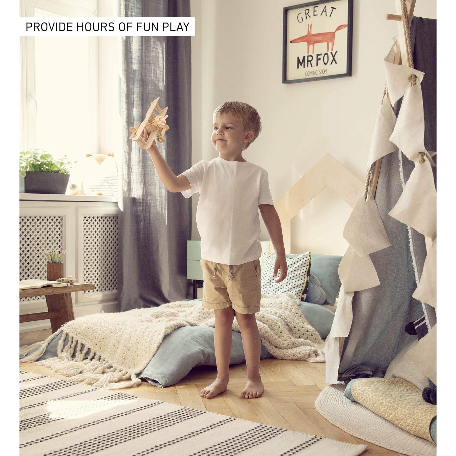 Rompecabezas 3D Puzzled Nieuport 17 - Kit de Madera 30 Piezas