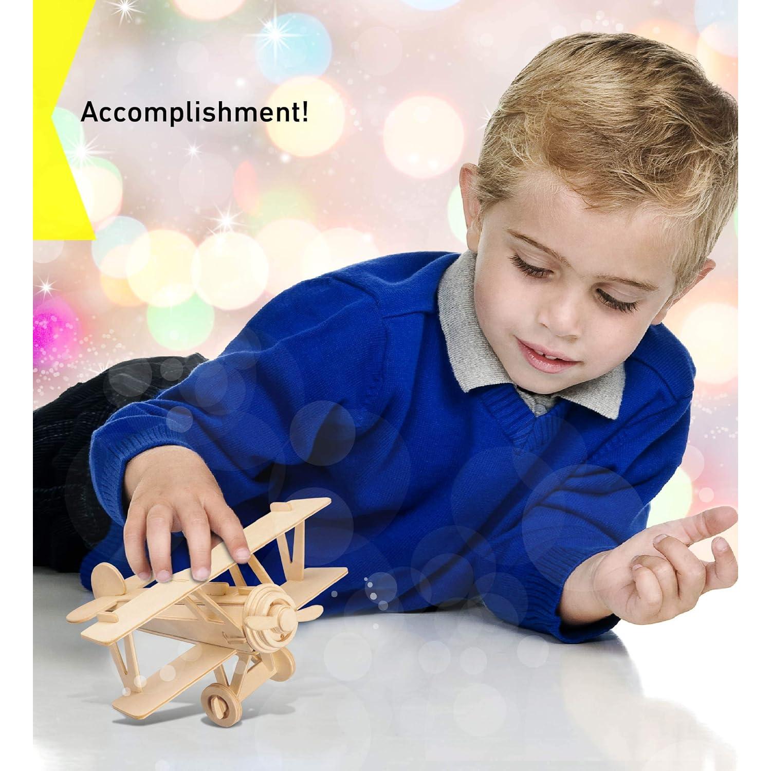 Rompecabezas 3D Puzzled Nieuport 17 - Kit de Madera 30 Piezas