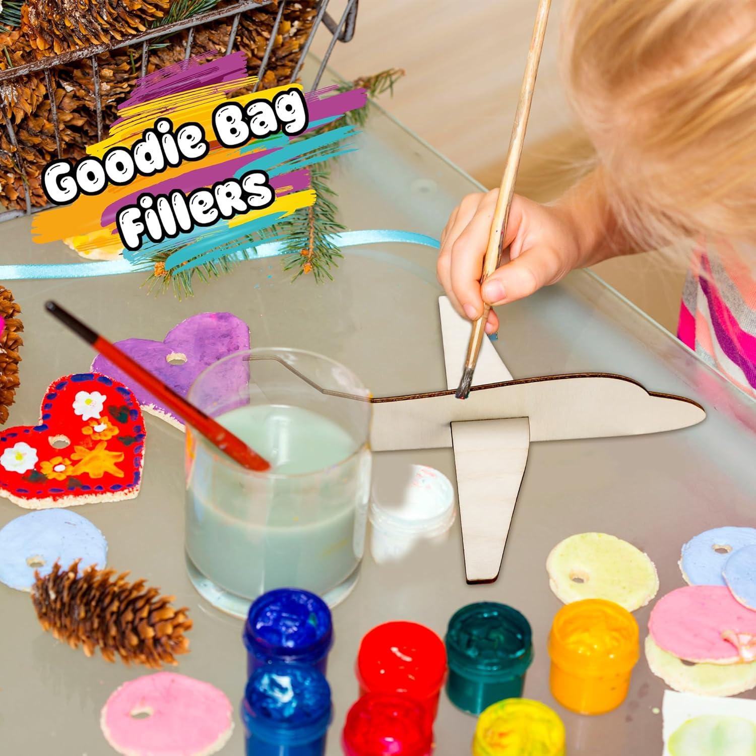 Kit de Modelos de Avión de Madera Feradny - 24 Piezas DIY