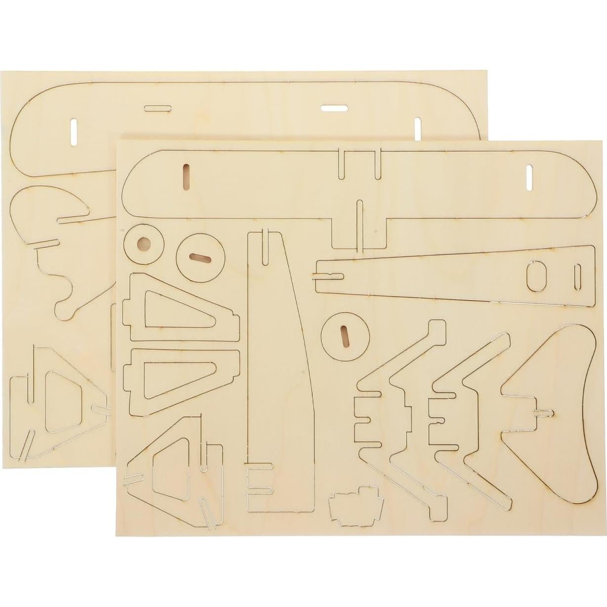 Kit de Manualidades Toyvian Avión de Madera 3D para Pintar