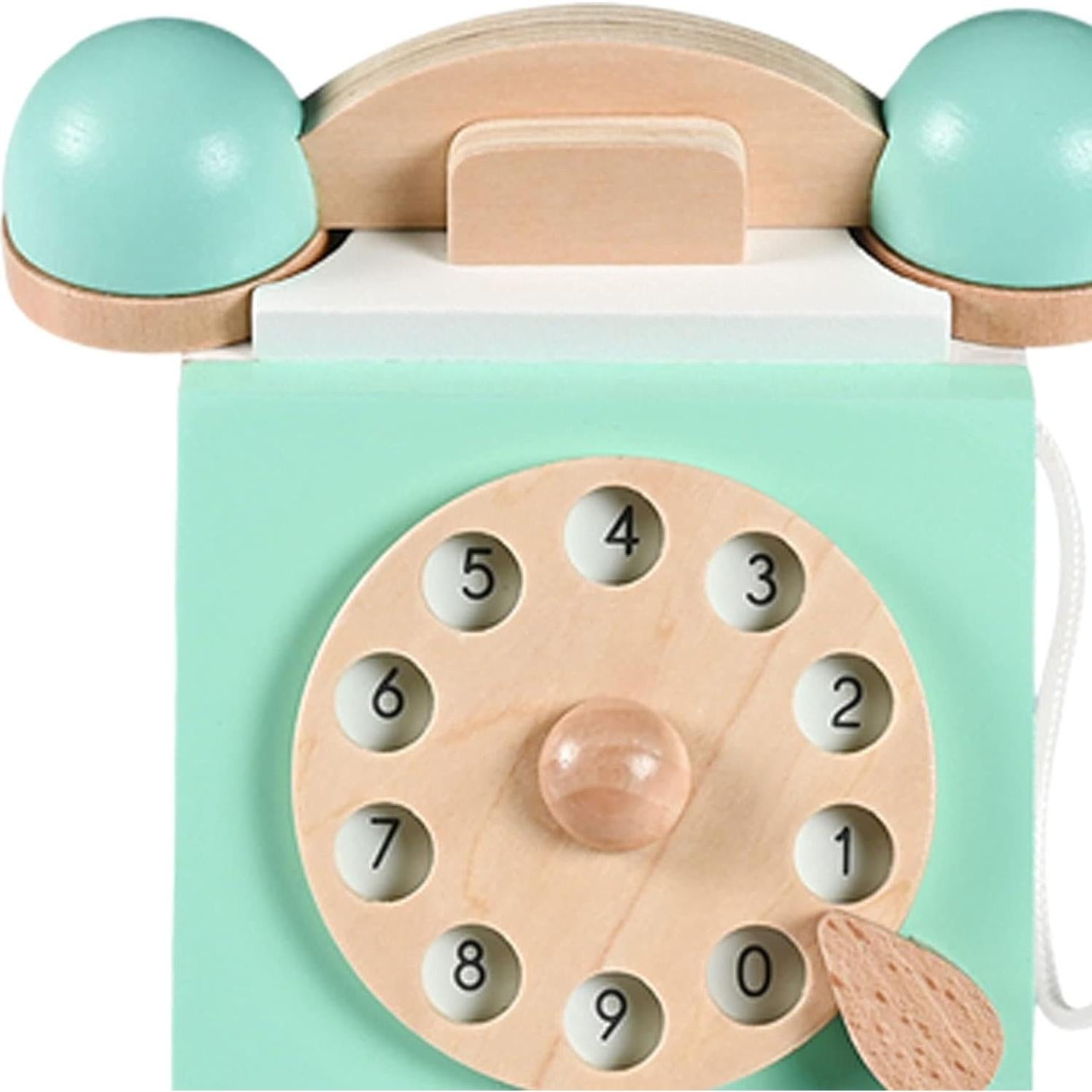 Teléfono de Madera Vintage Tachiuwa para Niños 3 Años