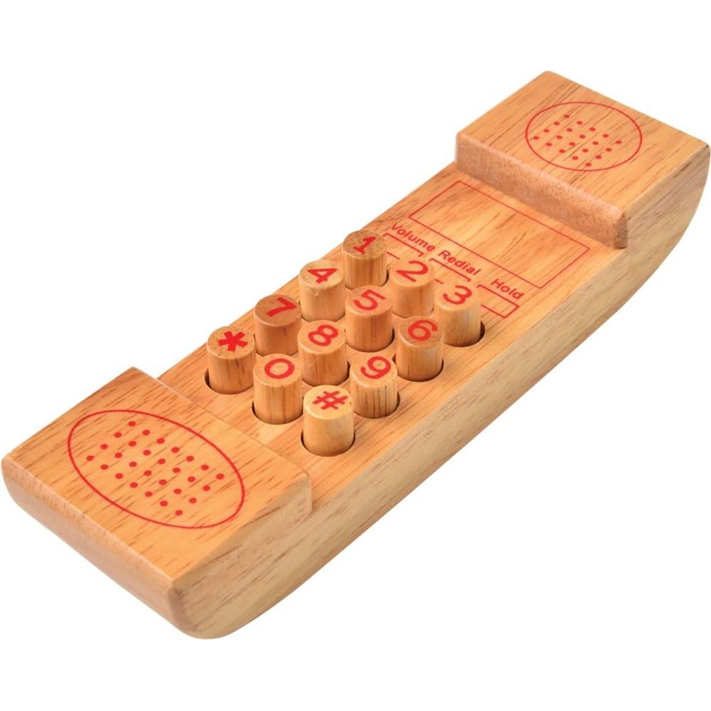 Teléfono de Madera para Niños Constructive Playthings 30cm