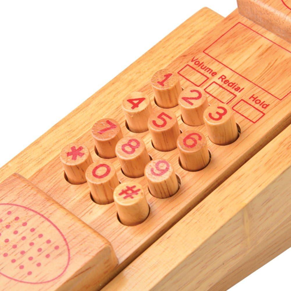 Teléfono de Madera para Niños Constructive Playthings 30cm