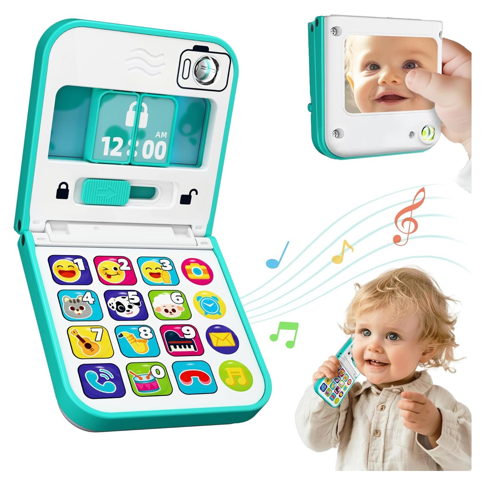 Teléfono Celular de Juguete iPlay, iLearn para Bebés 6-12M