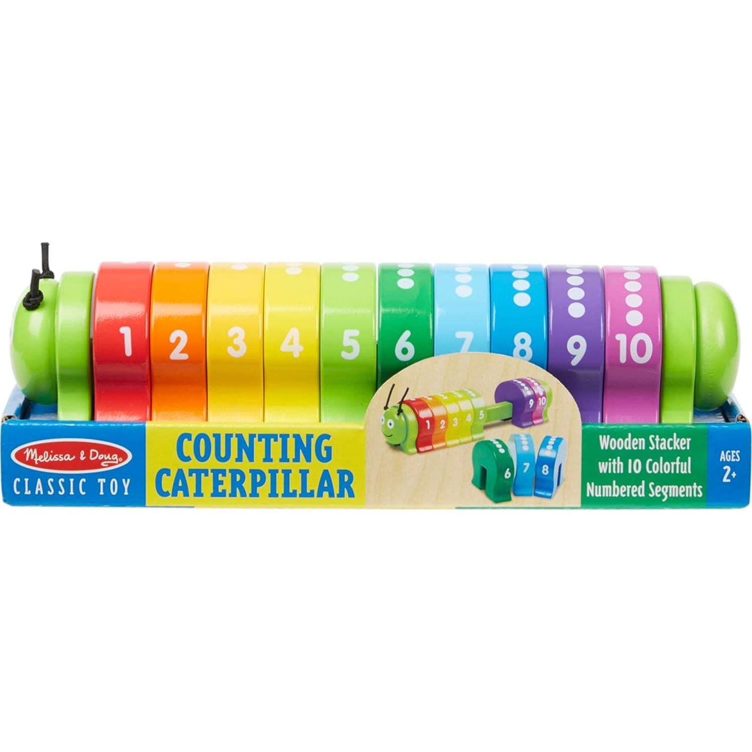 Juguete de Madera Oruga Contadora Melissa & Doug 10 Segmentos