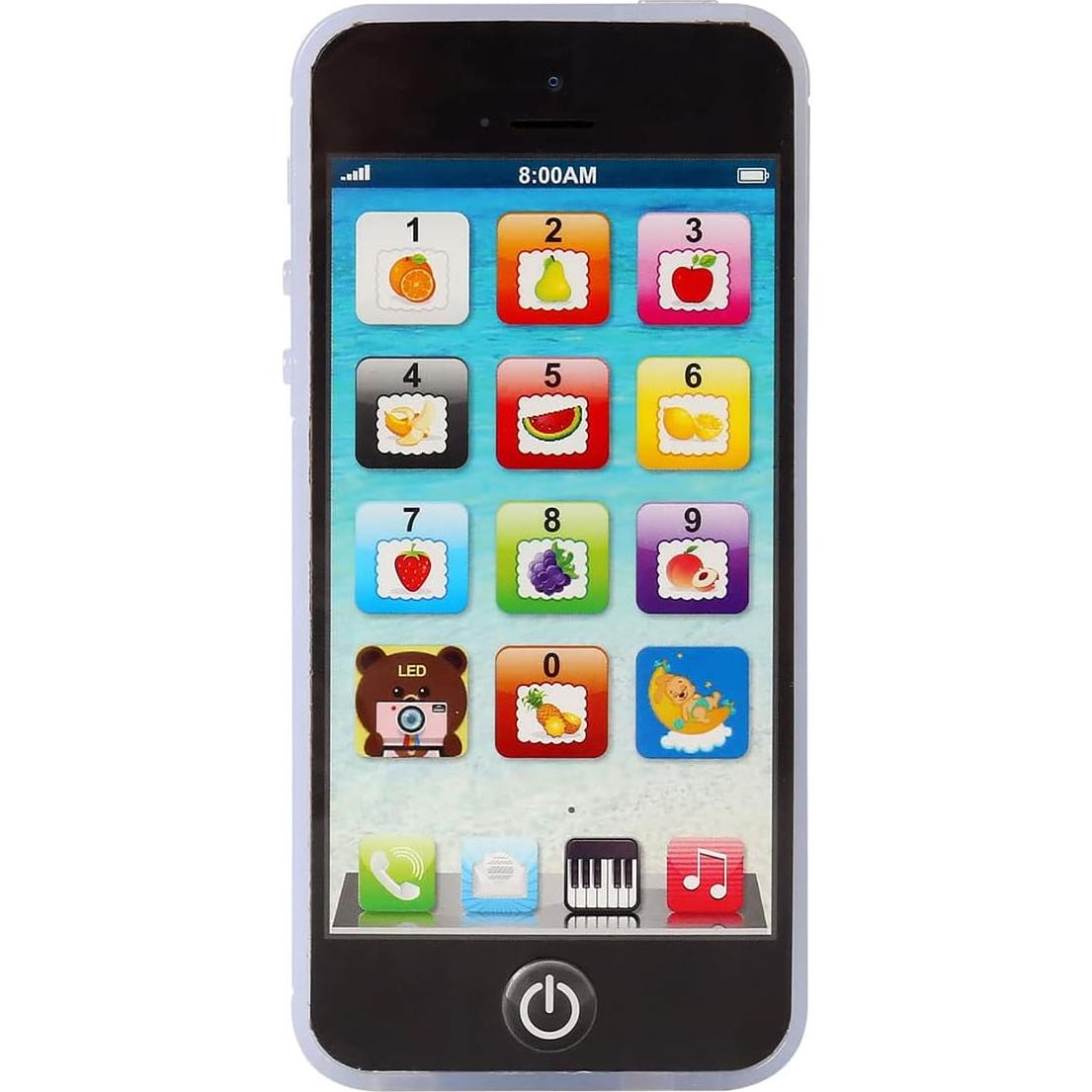 Juguete Teléfono Móvil Simulado Sujosa Negro o Blanco 17.3cm