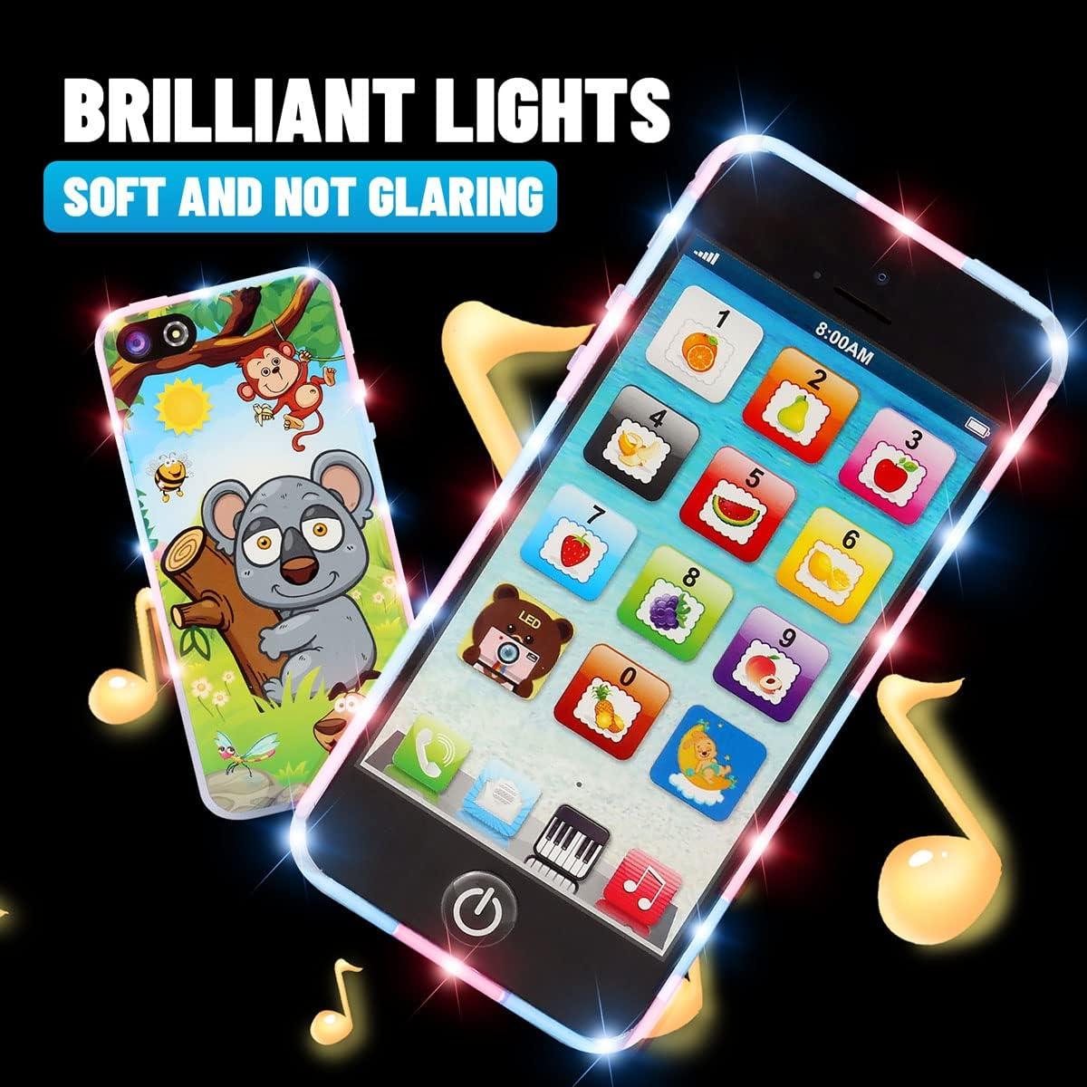 Juguete Teléfono Móvil Simulado Sujosa Negro o Blanco 17.3cm