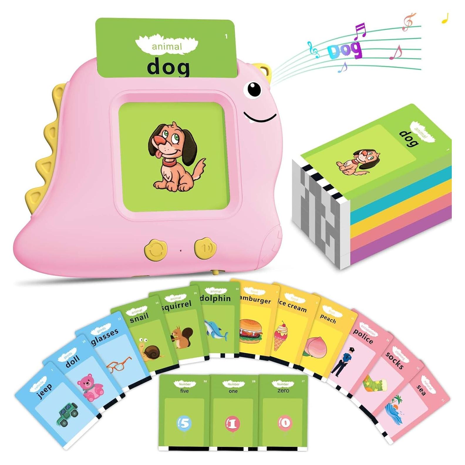 Juguetes Montessori Alotwan Tarjetas Flash Hablantes 510 Palabras